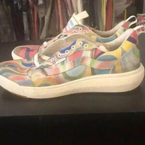 Vans Chris Johanson ultra cush ultra range colorful swirl pattern NWT